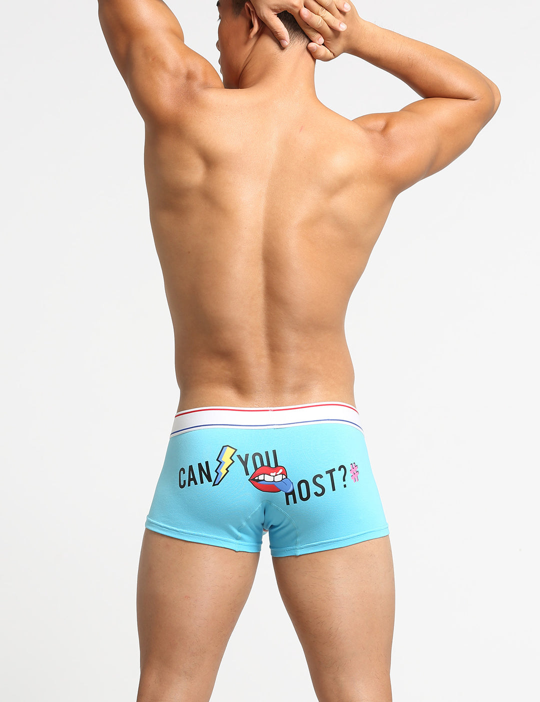 Boxer Azul Hombre SEOBEAN