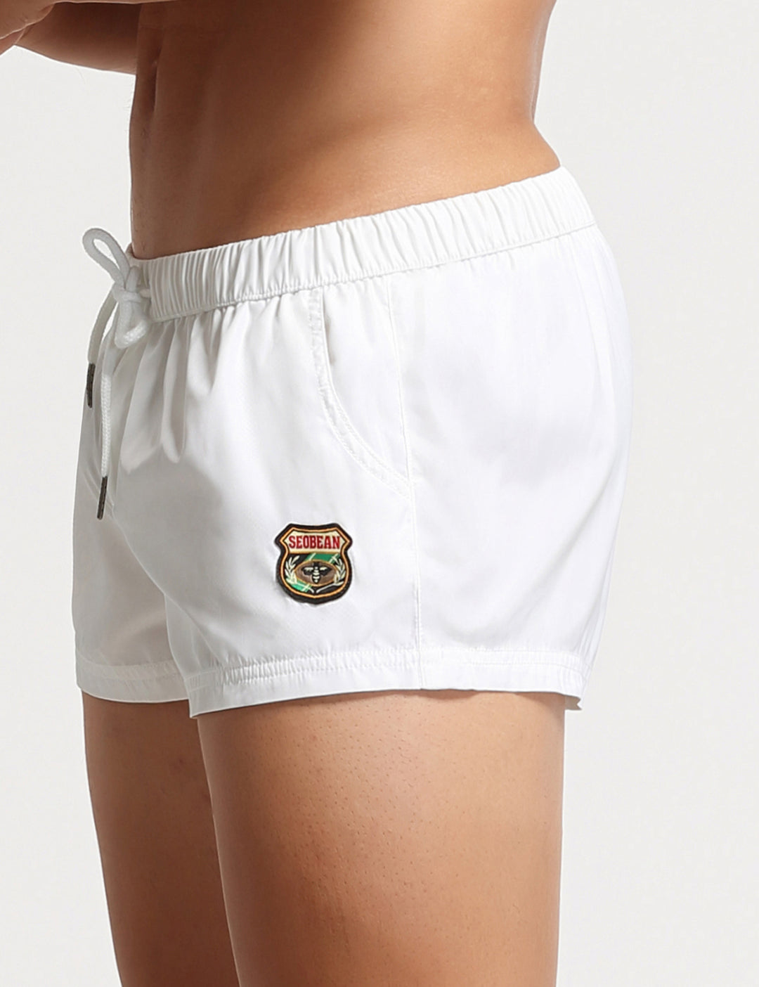 Short de Bain Blanc SEOBEAN