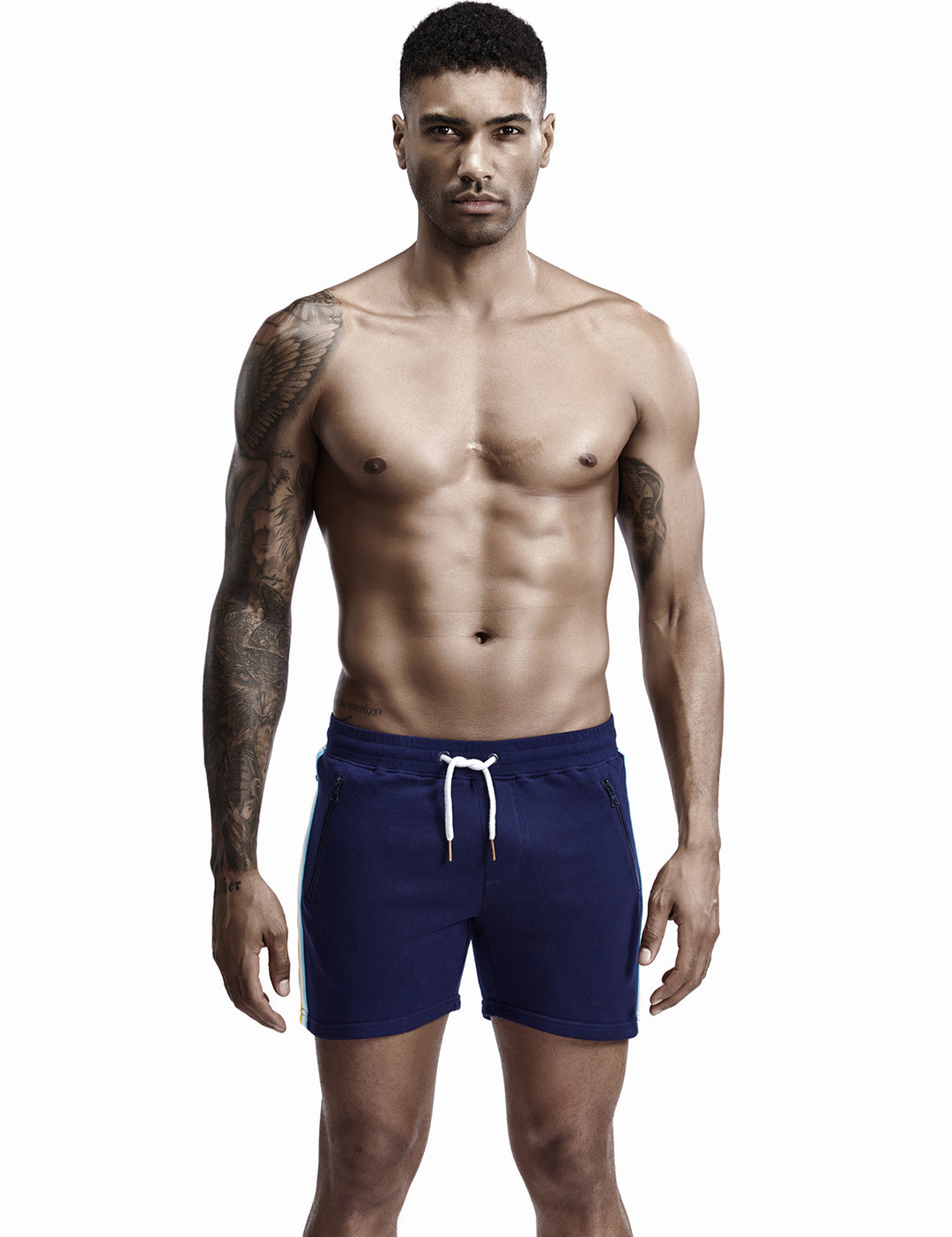 Short Bleu Foncé Homme TAUWELL Rainbow