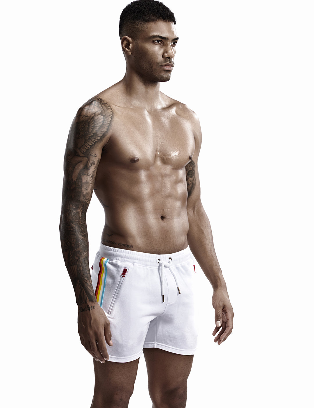 Short Blanc Homme TAUWELL Rainbow