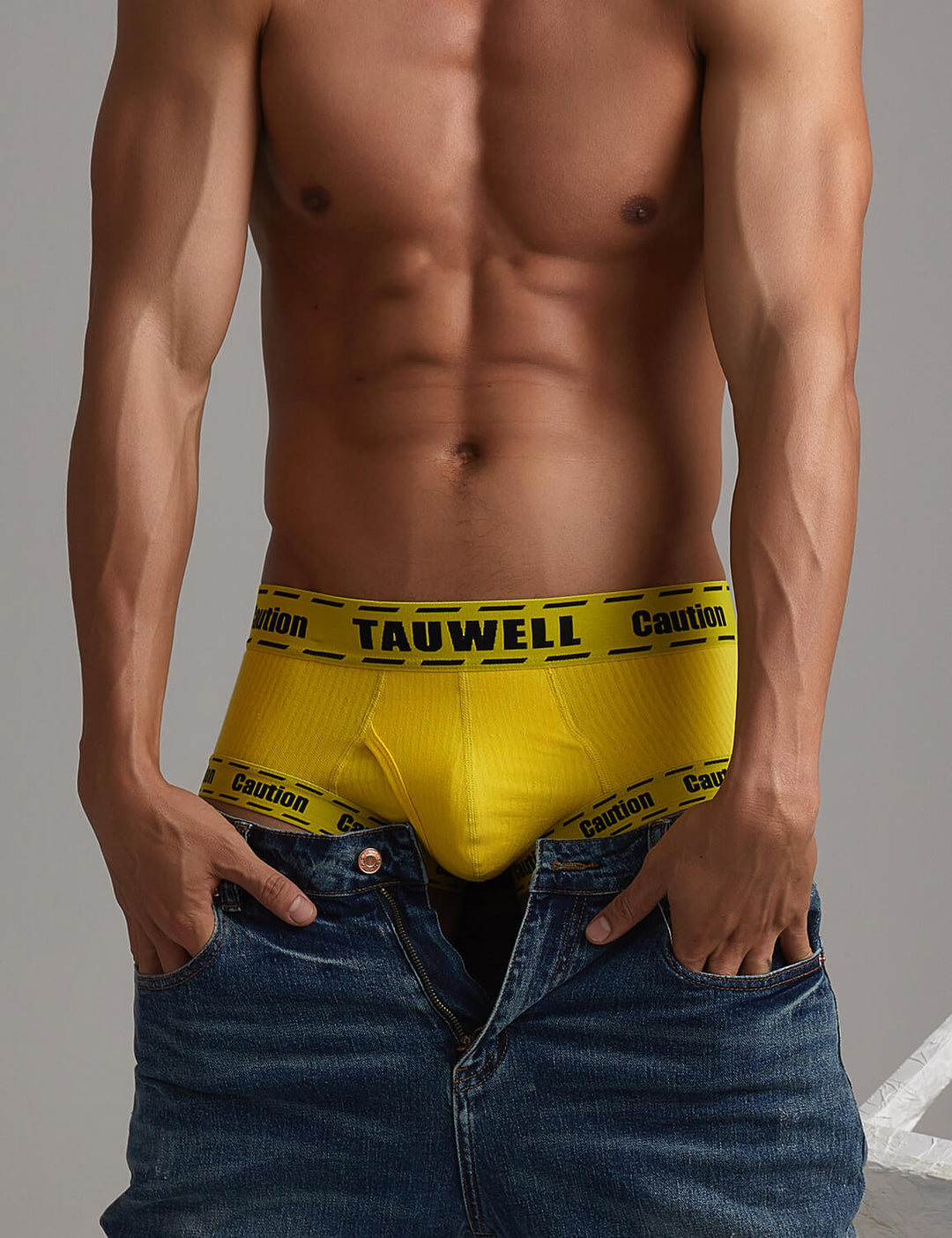 Boxer Jaune Homme TAUWELL