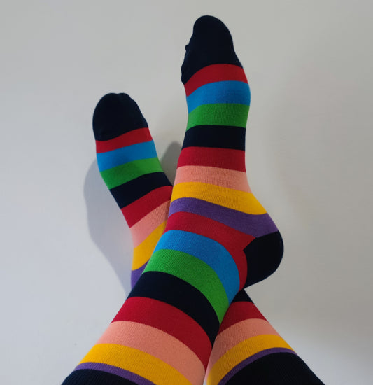 Socken Mehrfarbig LGBT Regenbogen