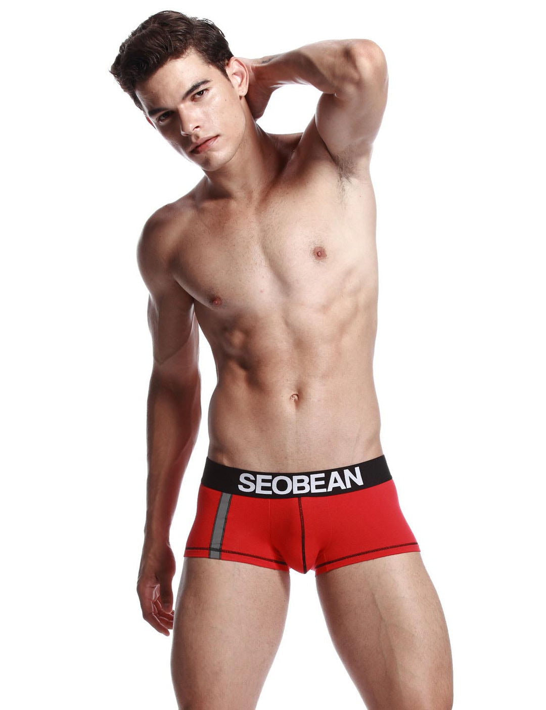 Boxer Rojo Hombre SEOBEAN