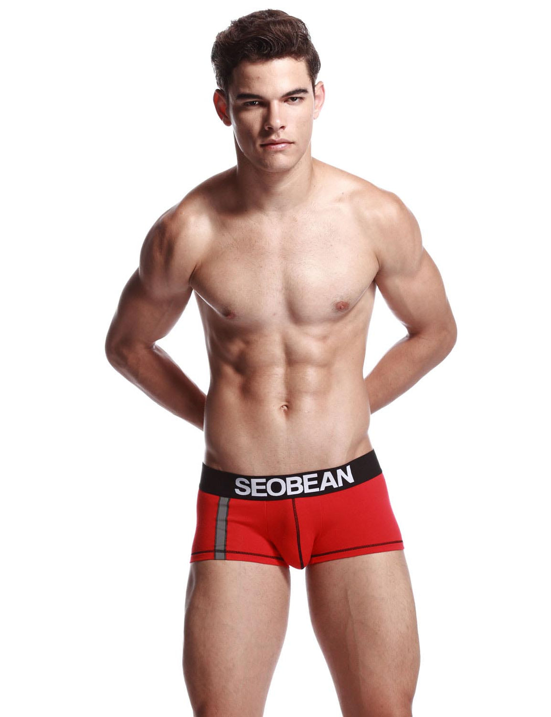 Boxer Rouge Homme SEOBEAN