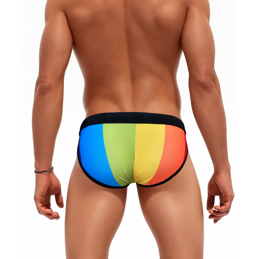 Cueca de Banho Homem JESSBORN Arco-Iris 