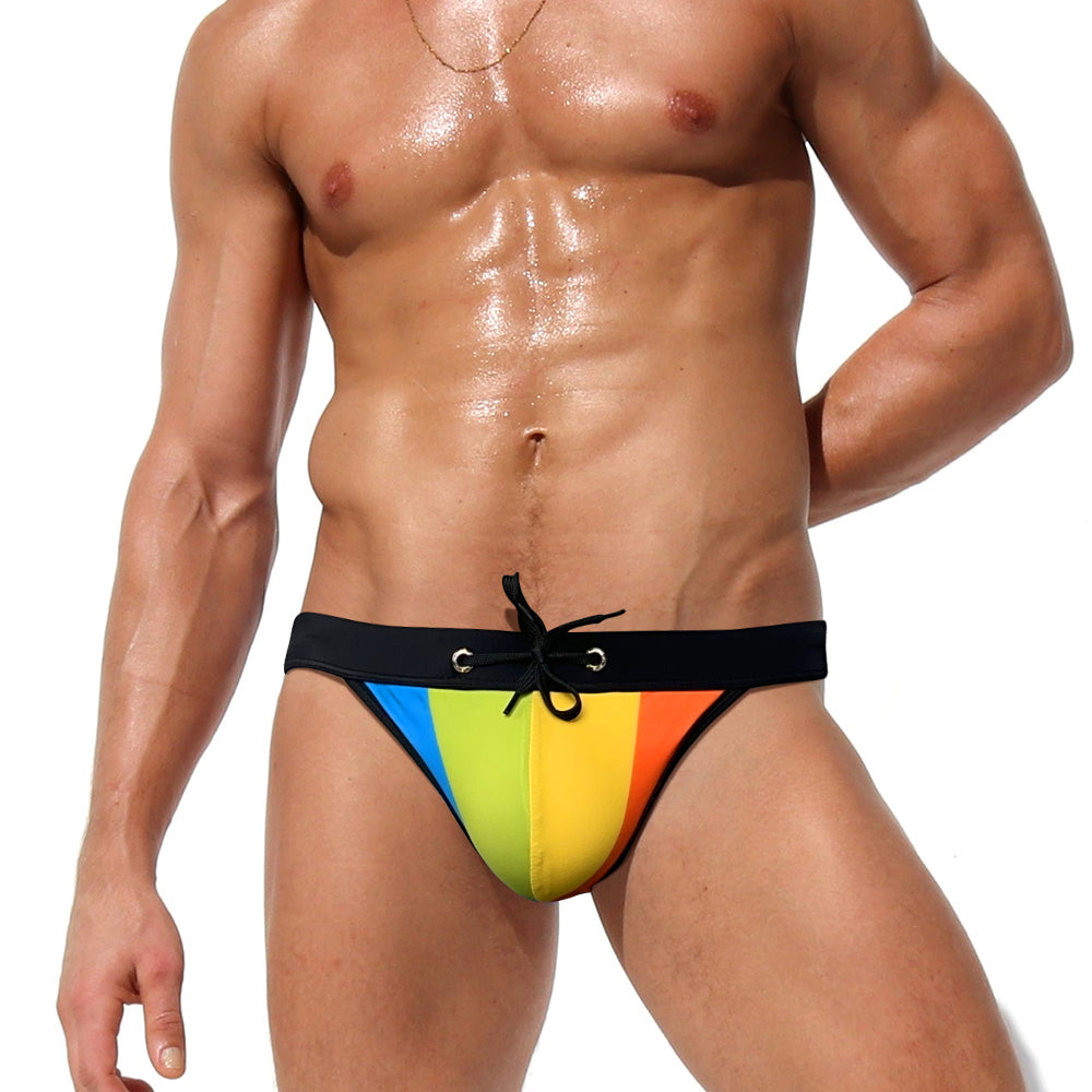 Cueca de Banho Homem JESSBORN Arco-Iris 