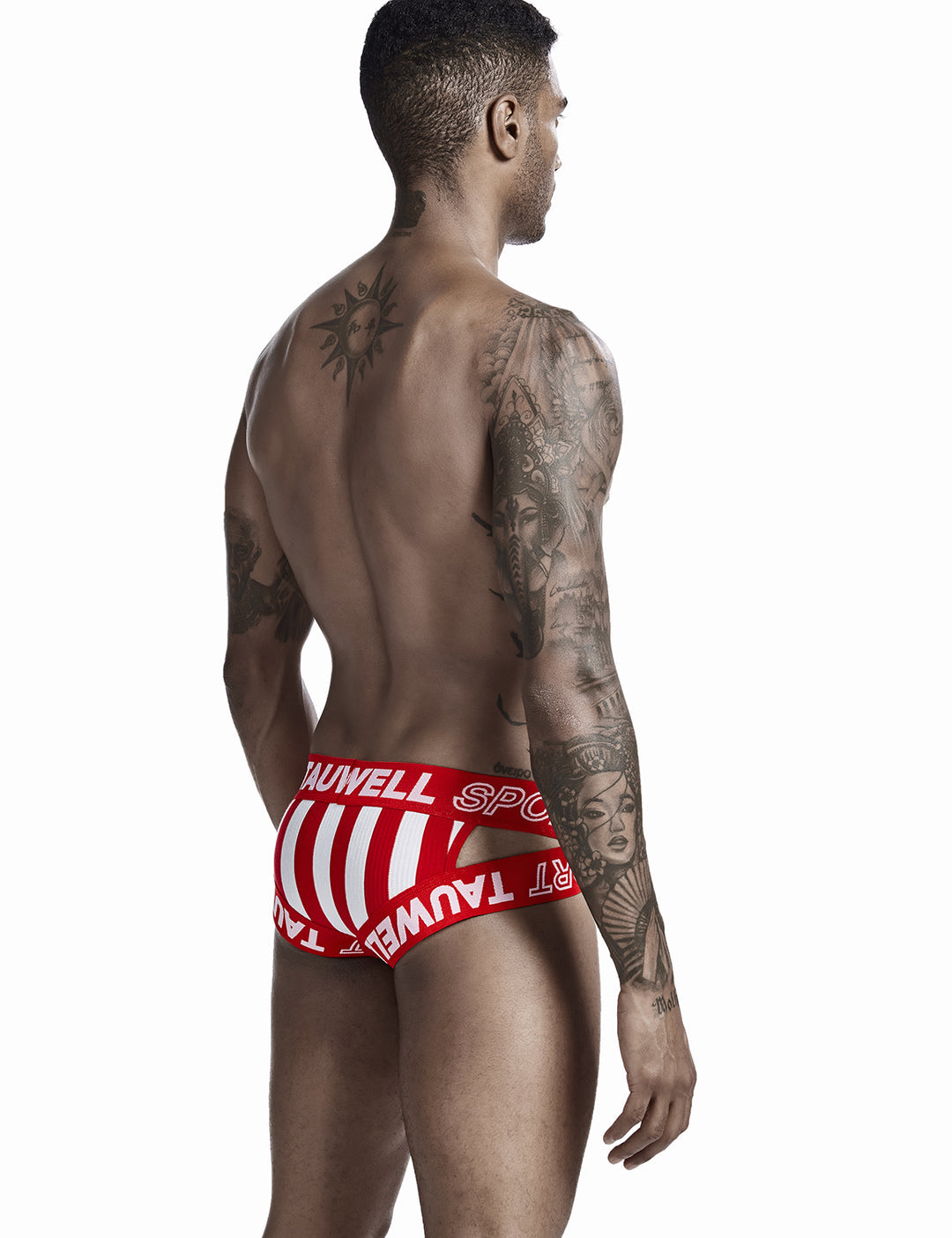 Cueca Vermelha/Branca Homem TAUWELL