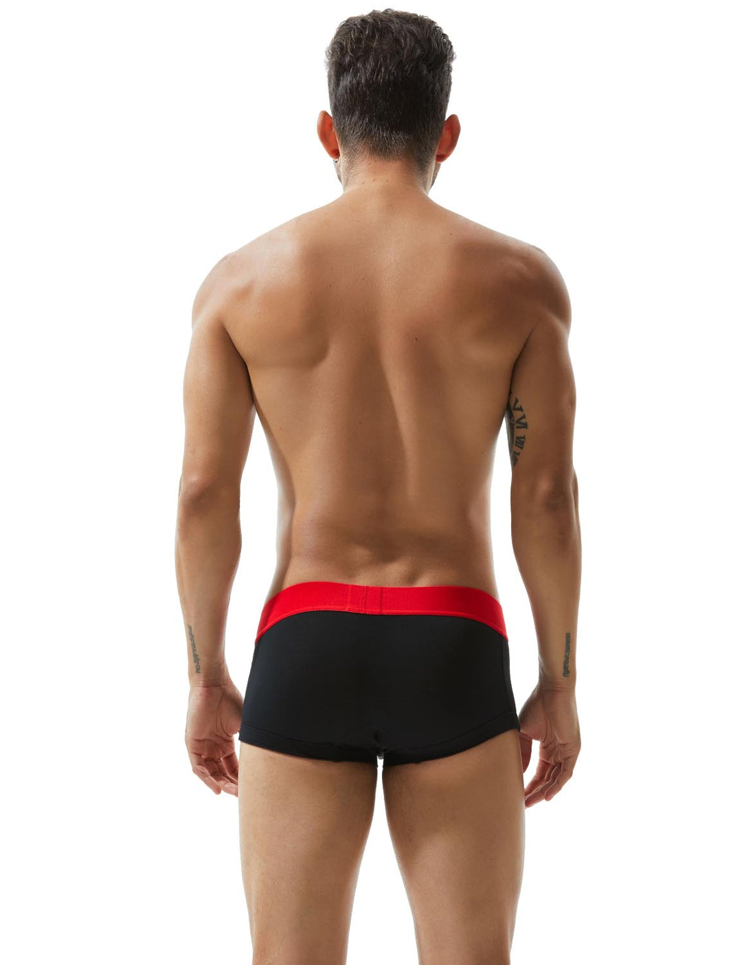 Boxer Negro/Rojo Hombre TAUWELL