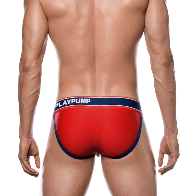 Cueca Branca/Vermelha Homem PLAYPUMP