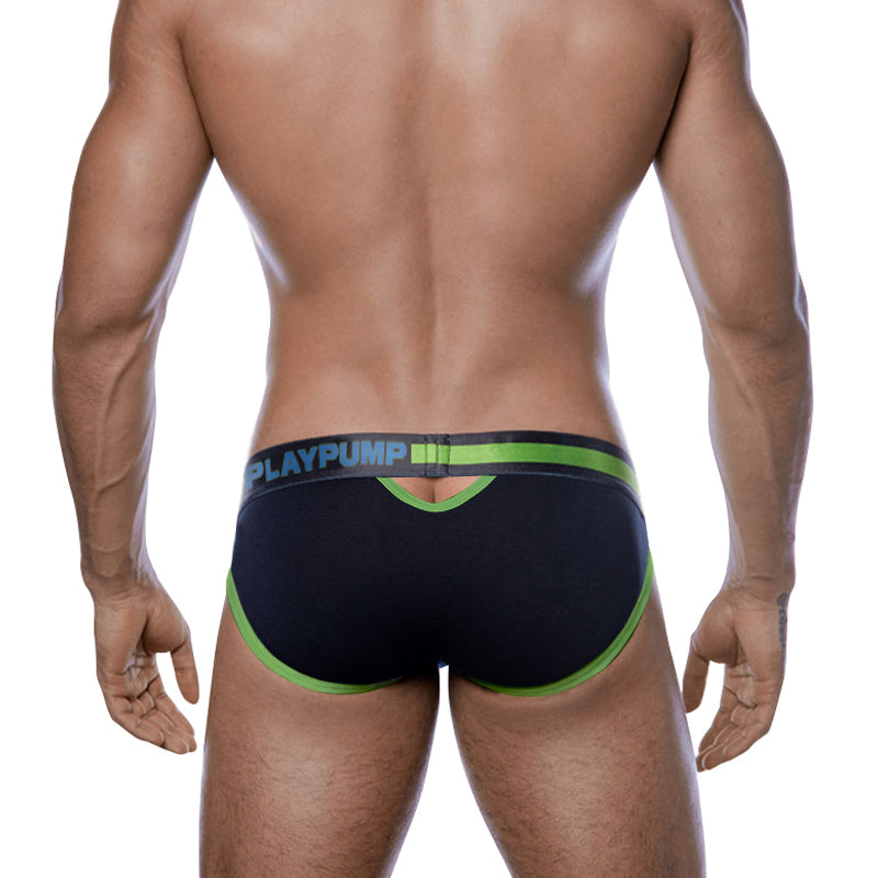 Cueca Preta/Verde Homem PLAYPUMP