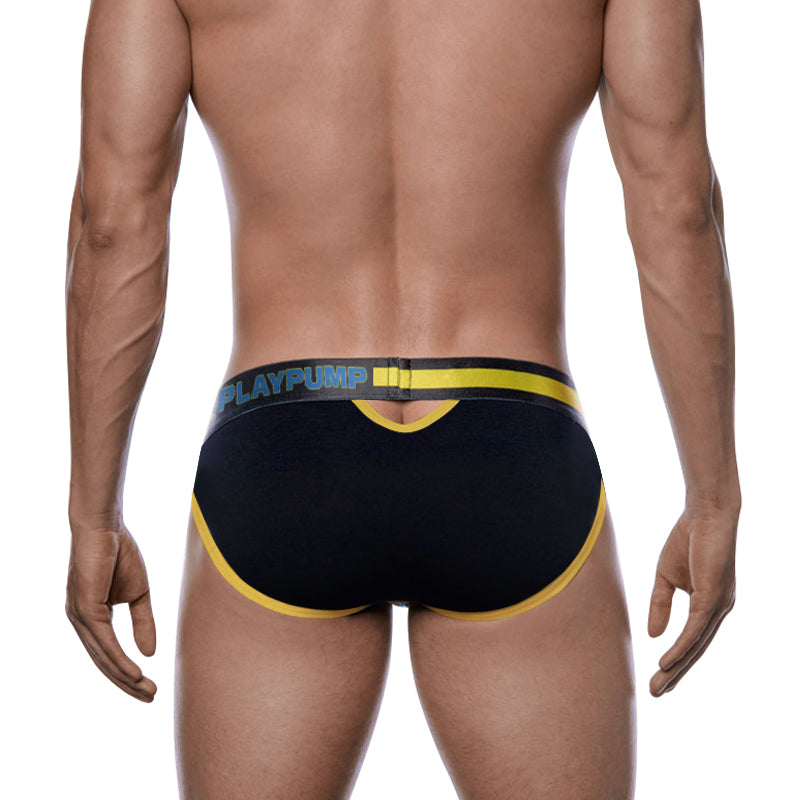 Cueca Preta/Amarela Homem PLAYPUMP