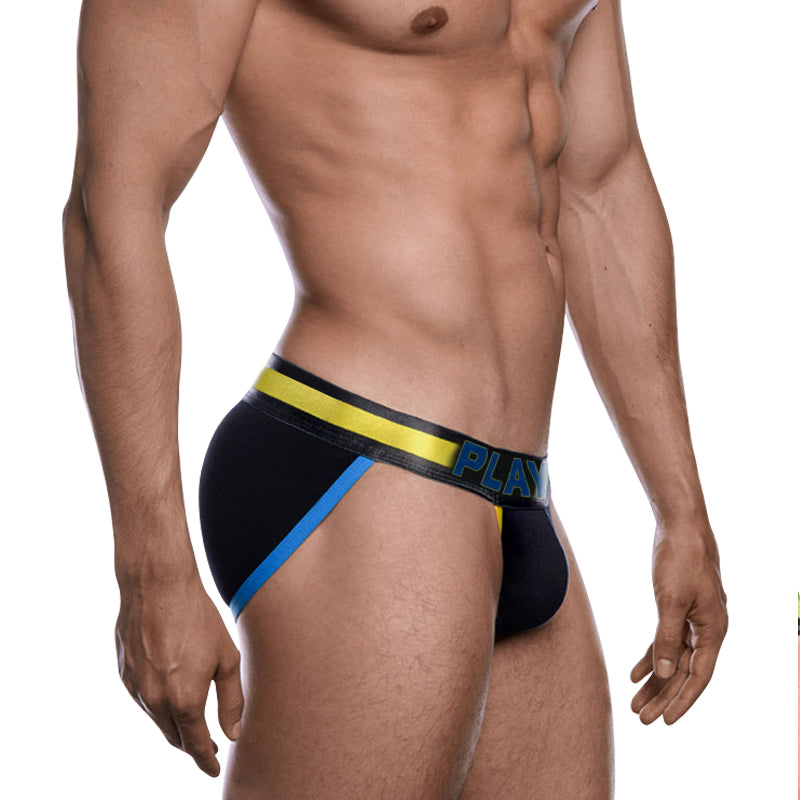 Calzoncillo Negro/Amarillo para Hombre PLAYPUMP