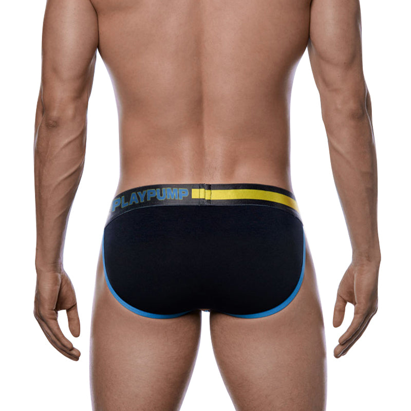 Calzoncillo Negro/Amarillo para Hombre PLAYPUMP