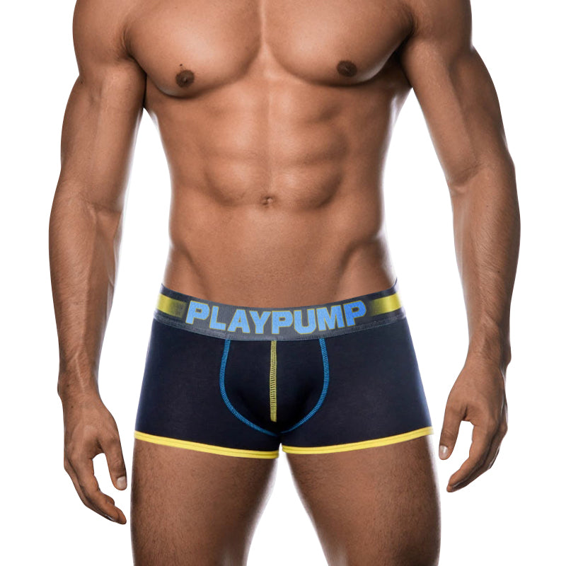 Boxer Schwarz/Gelb Herren PLAYPUMP