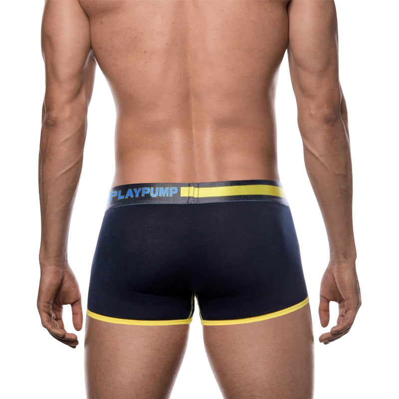 Boxer Noir/Jaune Homme PLAYPUMP