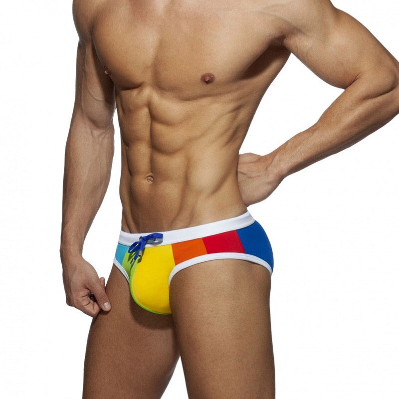 Maillot de Bain Multi Couleur Homme UXH Rainbow