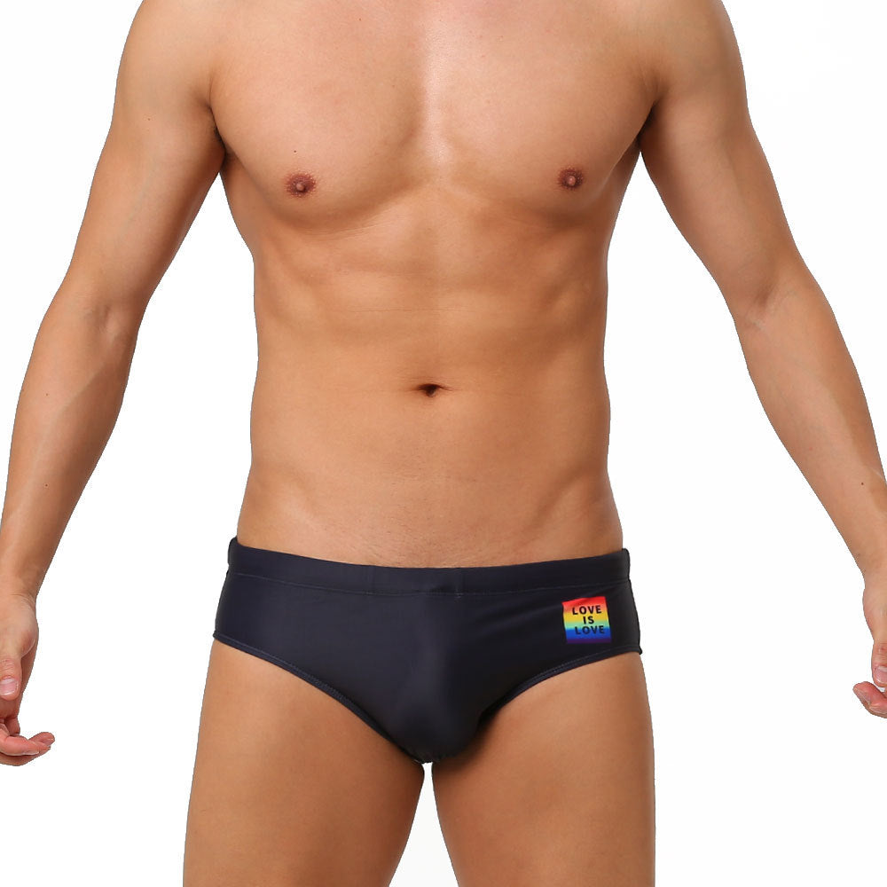 Cueca de Banho Preto UXH Arco-Iris 