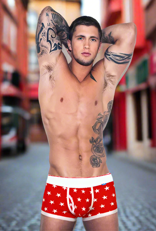 Boxer Rojo Hombre PINK HERO