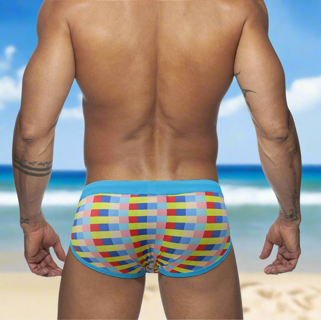 Cueca de Banho Multicolorido Homem UXH Arco-Iris 