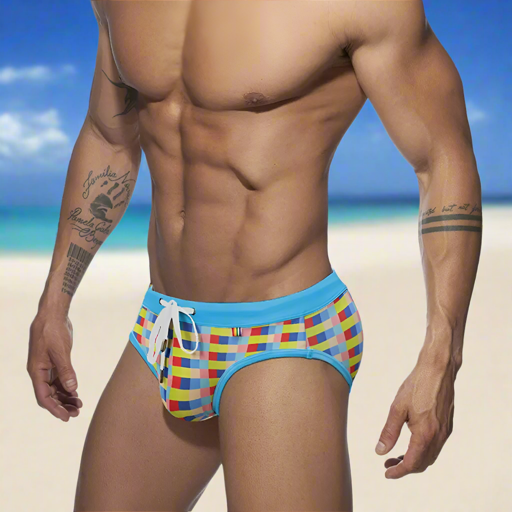 Cueca de Banho Multicolorido Homem UXH Arco-Iris 