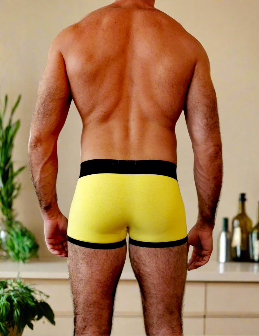 Boxer homme Jaune Eroswear