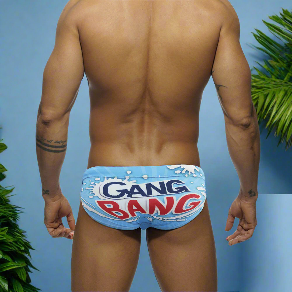 Slip de Bain GANG BANG Blau Mann JESSBORN